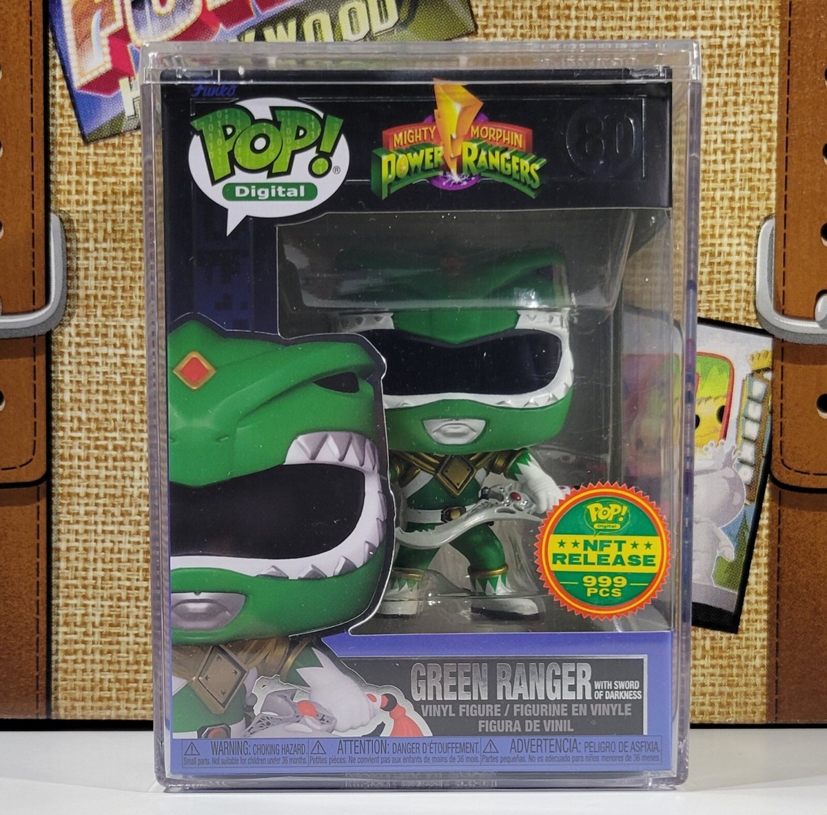 FUNKO POP GREEN RANGER 80 LE 999PCS GRAIL EXCLUSIVE POWER RANGERS