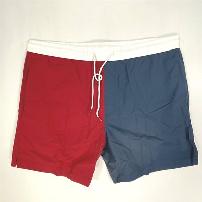 Original Use Unlined Board Shorts Mens X-Large Pockets Drawstring Colorblock