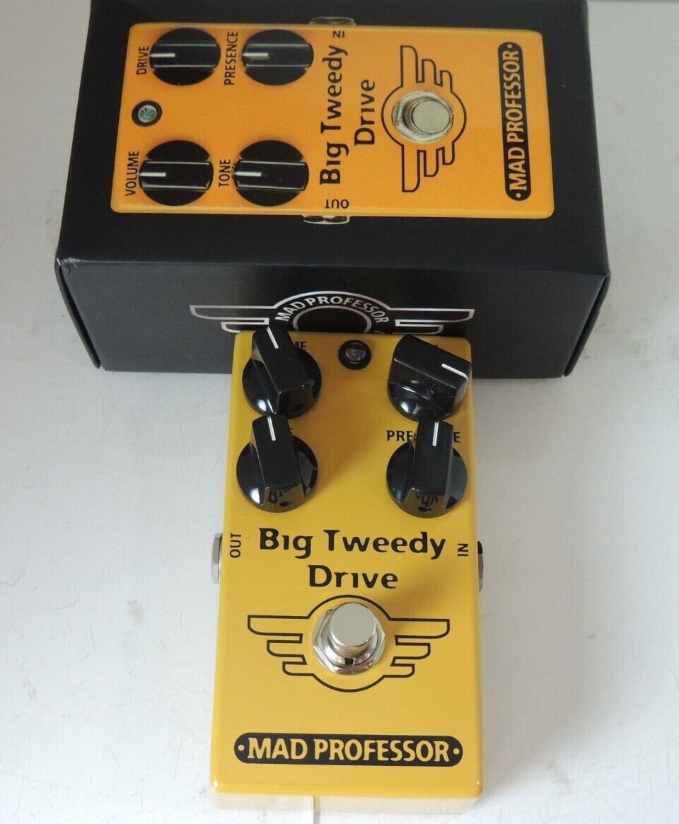 Mad Professor Big Tweedy Drive Overdrive FX Pedal w/Original Box Free USA S&H