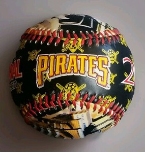 FOTOBALL Pittsburgh Pirates 2001 Inagural Season PNC Stiched Baseball Souvenir