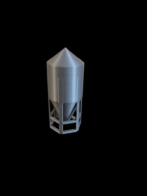 1/64 scale grain bins