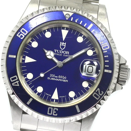 TUDOR Submariner 79190 Date blue Dial Automatic Men's Watch_781607