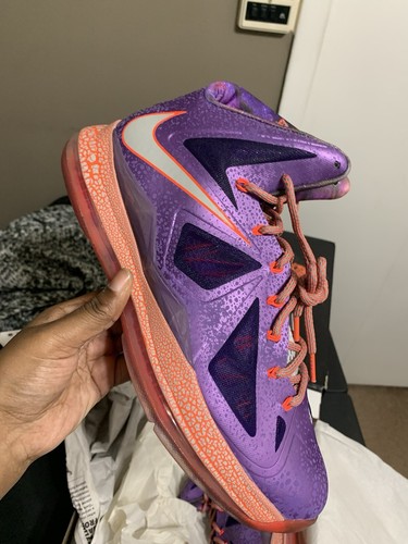 Nuevo DS Nike LeBron X All-Star Área 72 Talla 12 583108-500 - Imagen 4 de 11