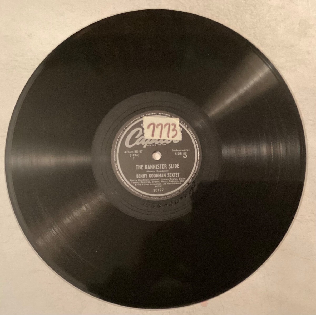 4枚組アルバム BENNY GOODMAN CAPITOL盤 SP盤 蓄音機 Benny