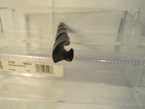 Drillco Taper Shank Drill Bit #2 Morse Taper 11/16" 1400A144 - Picture 4 of 4