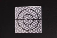 AdirPro N Style 50X50 MM Reflective Adhesive Target Sheets 10-Pack