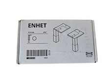  Ikea ENHET Gambe/Piedi Regolabili per Base/Armadi Bianco - NUOVO