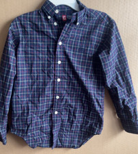 CHAPS SMALL LONG SLEEVE PAID BUTTON DOWN DRESS SHIRT YOUTH BOYS