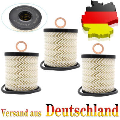 3X Ölfilter für FORD FOCUS 2 3 KUGA 2 GALAXY MONDEO 4 S-MAX TRANSIT 2.0/2.2 TDCi