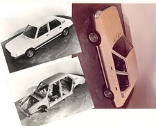 Photo / photograph presse Renault concept d'étude BRV 1974 - lot de 3 photos