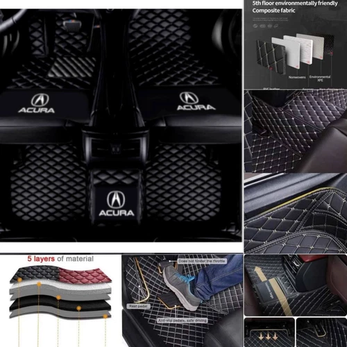 For Acura ILX MDX NSX RDX RL TL TLX TSX ZDX Car Floor Mats Carpets Waterproof - Imagen 17 de 25