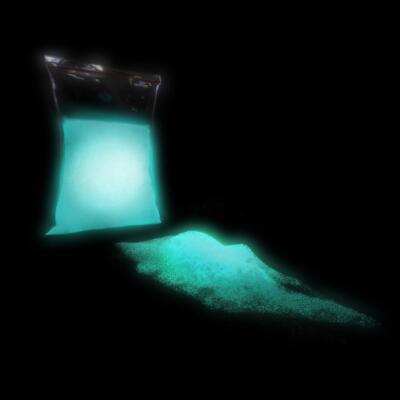 TFC Nachleuchtpigment Leuchtpulver Leuchtpigment Nachtleuchtfarbe blau-grün 100g
