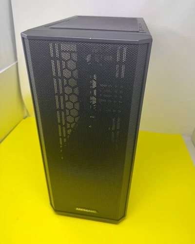 Aresgame at-M1 Mid-Tower PC Case, Transparent Side Panel and ATX/M-ATX Support