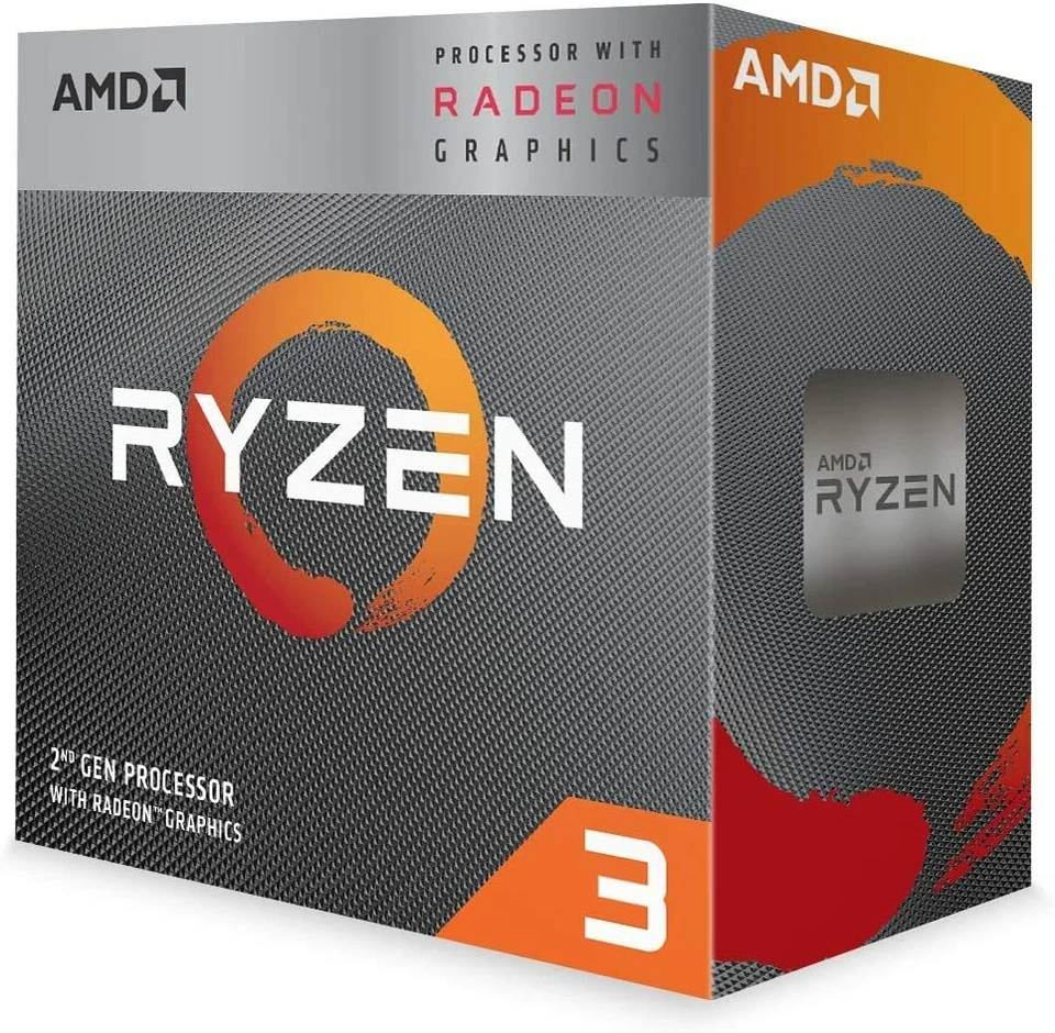 AMD Ryzen 3 3200G 4-Core Unlocked Desktop Processor YD3200C5FHBOX - Image 2 of 4