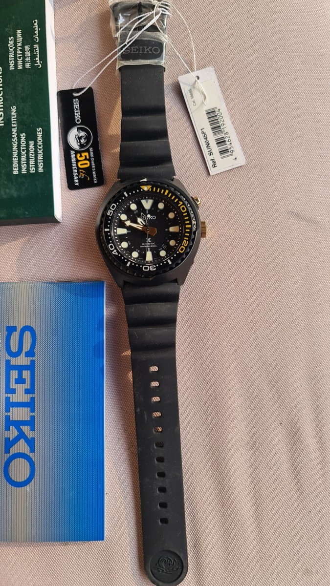 SEIKO ProspeX SUN045P1 Kinetic GMT Diver's 200M Black SEIKO ProspeX SUN045P1 Kinetic GMT Diver's 200M Black