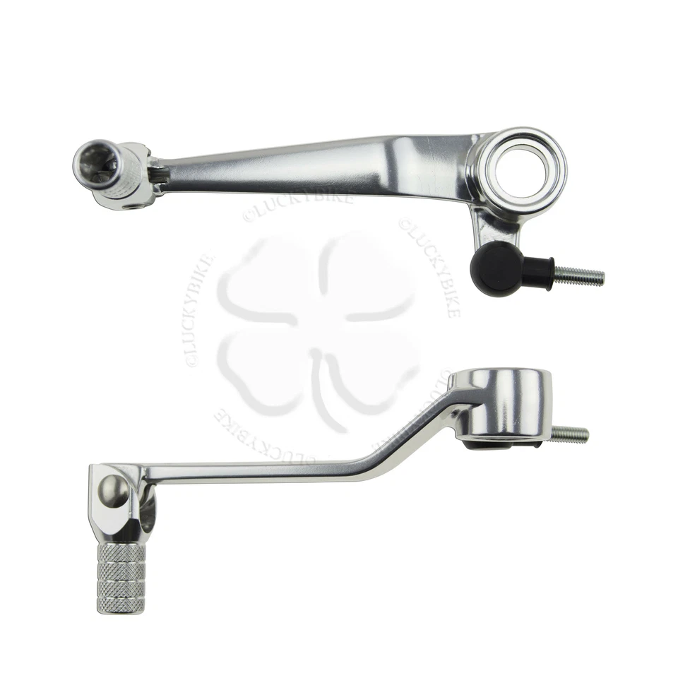 Pedal de cambio de pie trasero plateado para Kawasaki Ninja ZX 6R 9R palanca plegable trasera Foto 2 de 2