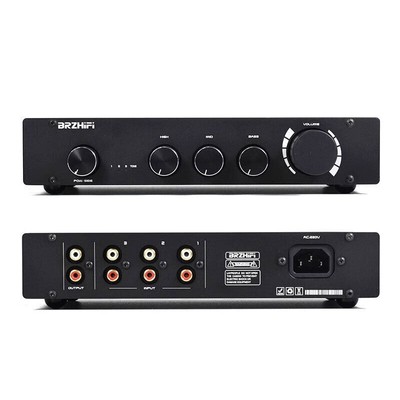 BRZHIFI L1 Class A 2.0/2.1 Channel HiFi Audio Power Amplifier 3CH In and 1CH Out