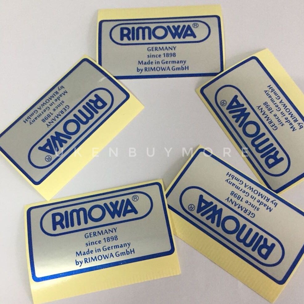 Rimowa Classic Craft Cloth Sticker Inner Logo Nameplate emblem