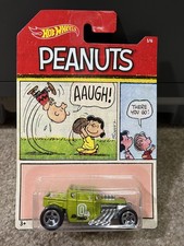 Hot Wheels Charlie Brown Bone Shaker Peanuts Collection - DWF07 NRFP 2017 Green