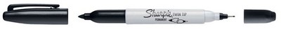 Sharpie Permanent Marker ''TWIN TIP'' Strichfarbe: schwarz