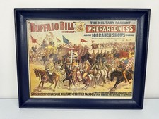 Buffalo Bill's Wild West & Congress of Rough Riders Ambrose Park Poster Reproduction, Framed — listing 3