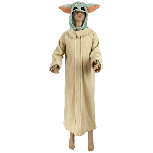 Halloween Baby Yoda Cosplay Costume Mandalorian Star War Kids Party Fancy Dress - Picture 3 of 10