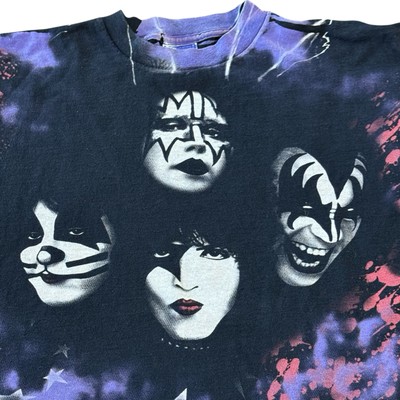 Vtg 90s KISS 1996-97  Tour Shirt XL Single Stitch Rock Band Tee Alive Worldwide
