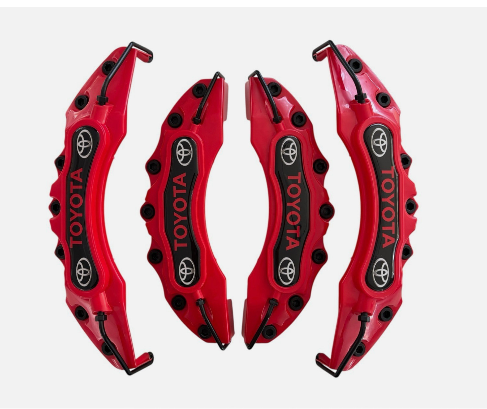 4x Brake Caliper Covers for Toyota Corolla, Camry, C-HR, RAV4, Hilux, Prius