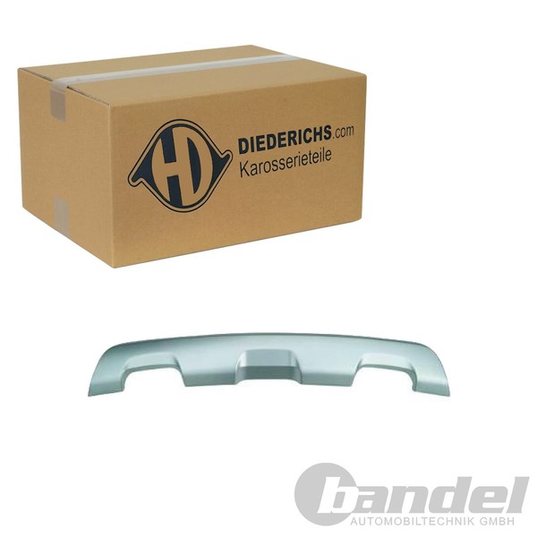 Diederichs Blende Silber StoßStange Hinten Passend FüR Dacia Sandero | 4456467-image