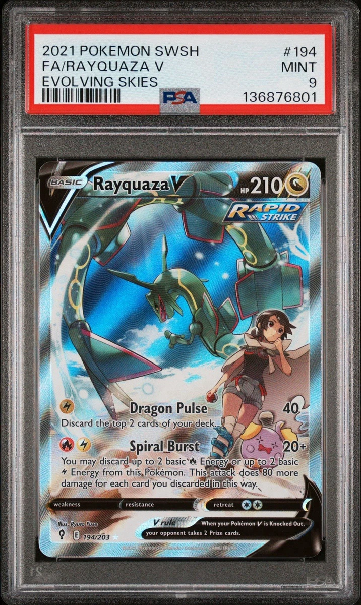 Rayquaza Pokémon TCG Professional Sports Authenticator (PSA) Grade