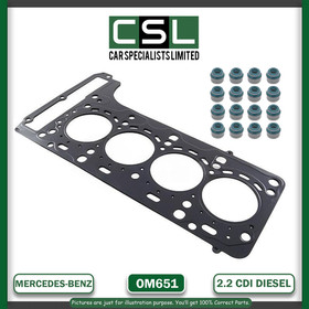 Mercedes-Benz OM651 main bearing set piston set oil pump overhaul 2.2CDI