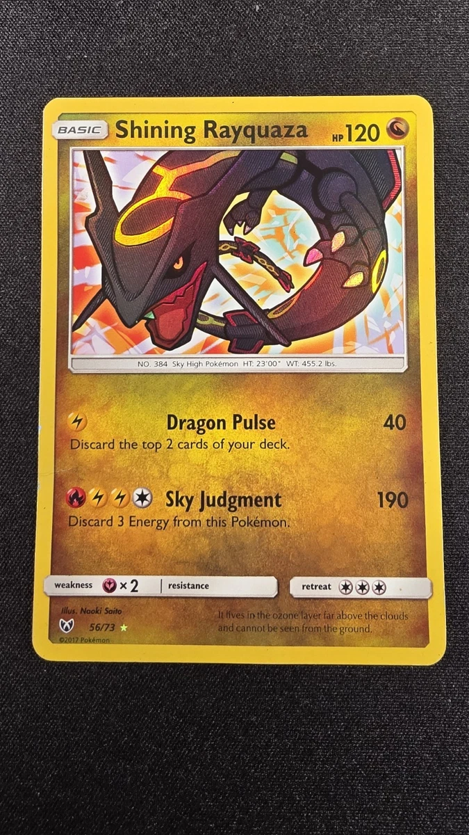 Shining Rayquaza Pokémon TCG Cards for sale | eBay