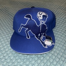 INDIANAPOLIS COLTS Football REEBOK Blue Satin Lined 7 5/8 Hat NEW Cap NFL NWT