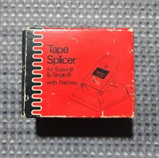 Hervic Super 8 Single 8 Film Tape Splicer w/ Patches Made in Japan Vintage