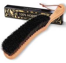 Clothes Brush, Horse Hair Bristle, Cowboy Hat Brush, Suit Lint Brush, 1 Pack
