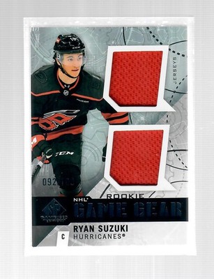 2025-2026 UD SP Game Used Ryan Suzuki Game Gear Rookie Jerseys 92/100 Rc