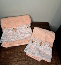 Vintage St Mary’s 100% Cotton Made In USA Bath Towel And Hand Towel Set