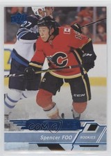 2018-19 Upper Deck Overtime Rookies Blue Foil Spencer Foo #173 av1
