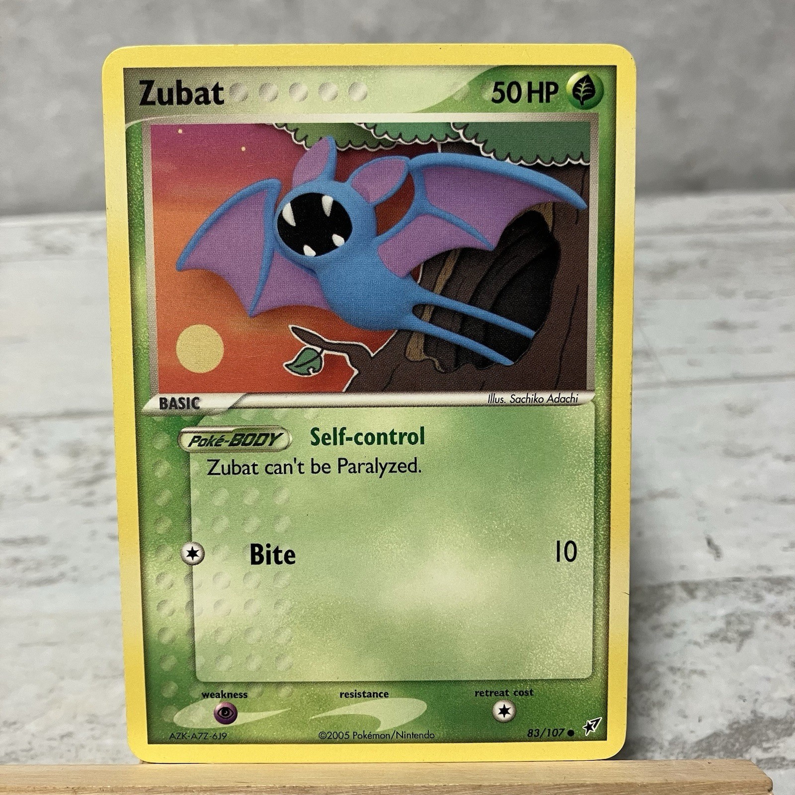 ZUBAT 83/107 - NON-HOLO - COMMON - EX Deoxys - 2005 POKEMON CARD - NM