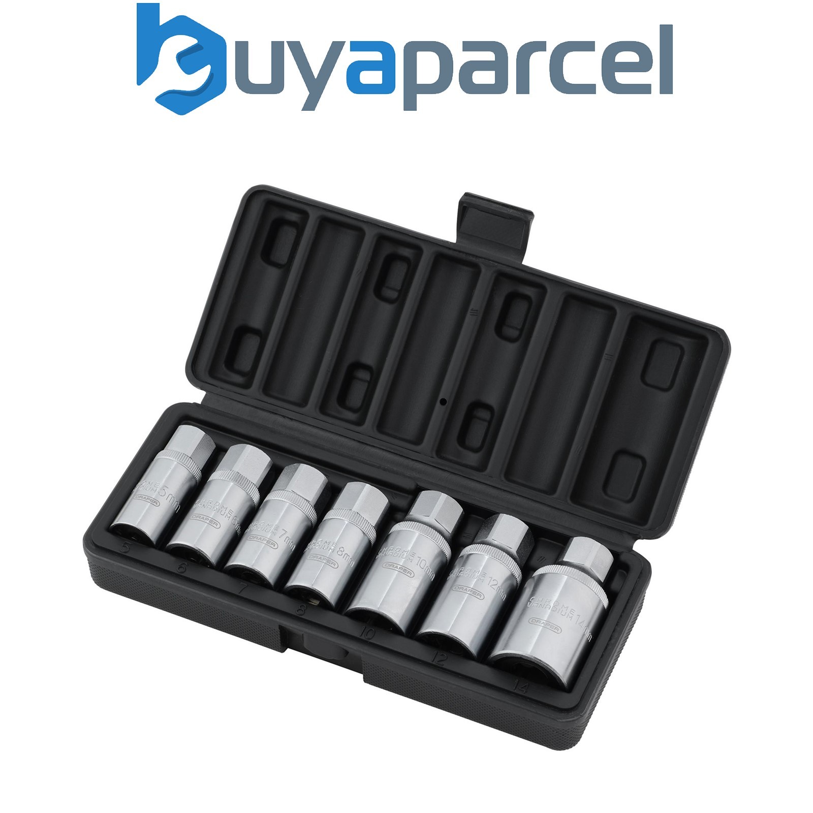 Draper 7 Piece Combination Drive Stud Extractor Set Combination - Image 3