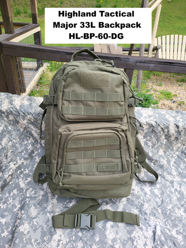 Highland Tactical, 5.11, Blackhawk, Camelbak, Condor - Major Backpack 33L OD
