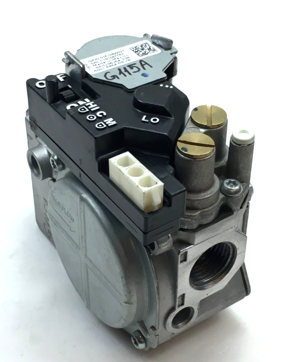 White Rodgers 36J54-238 Furnace Gemini Gas Valve 0151M00027 in/out