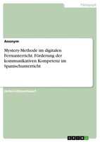 Anonymous | Mystery-Methode Im Digitalen Fernunterricht. FöRderung Der...