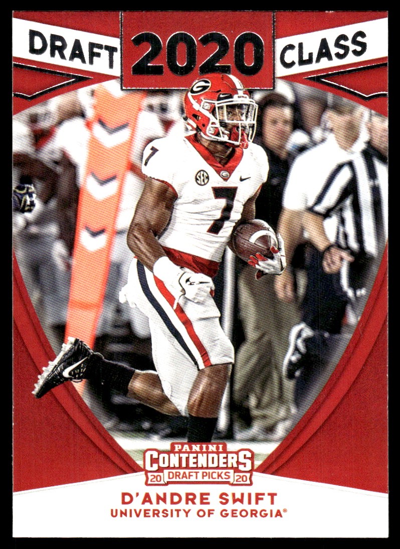 D'Andre Swift Panini Contenders Draft Picks Draft Class #11 Base
