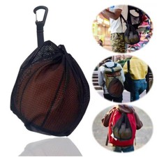 1/2PCS Portable Drawstring Basketball Backpack Mesh Bag Football Storage Bags