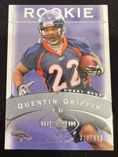 QUENTIN GRIFFIN 2003 Upper Deck Sweet Spot #151 Rookie Card RC #316/675 NFL. rookie card picture