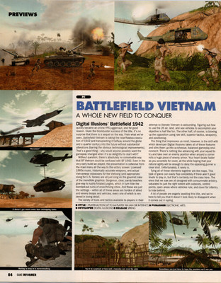 Game Informer Battlefield Vietnam Magazine Preview Page 2003 Digital Illusions