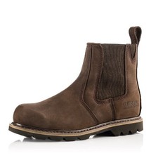 Buckler Dealer Boots B1150 Brown or Tan - Premium Safety Slip on Boots Buckbootz
