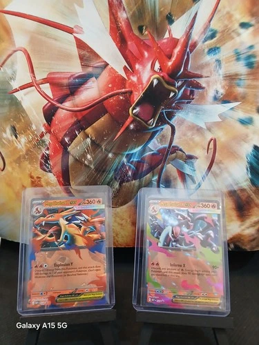 Mega Charizard X & Y EX 029 & 031 Promo Pokemon Cards