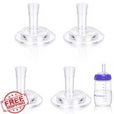 CHUBBIEE Sippy Straw Nipples 9m 4 Count